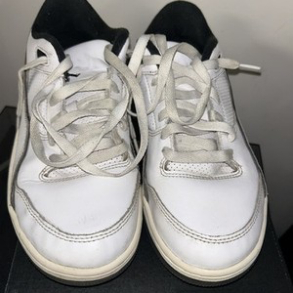 Size 7- Air Jordan Flight Court White Black W/ Box main image 9